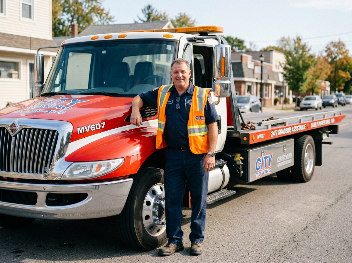 Bohannons Towing Service owner and operator crew